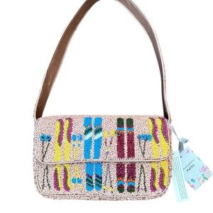 NWT ‘SKII’ Hand-beaded bag